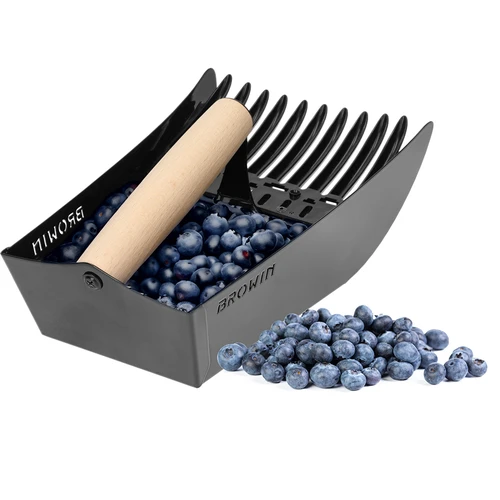 Nabiralnik za drobne plodove, kovinski, črn - 5