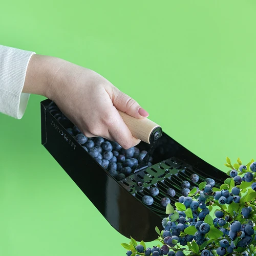 Nabiralnik za drobne plodove, kovinski, črn - 8