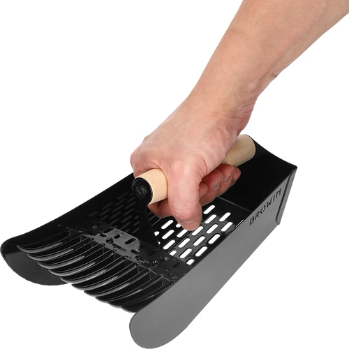 Nabiralnik za drobne plodove, kovinski, črn - 7