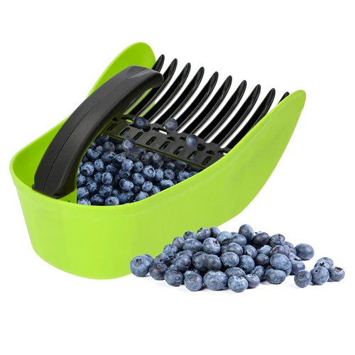 Nabiralnik za drobne sadeže, zelen, iz plastike - 5