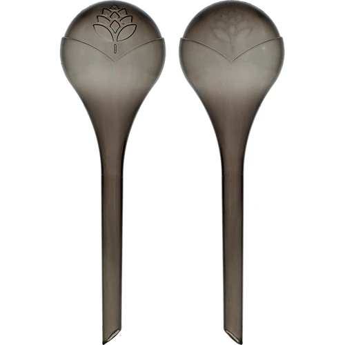 Namakalne krogle za rastline, prozorno črne, 400 ml, 2 kosa.