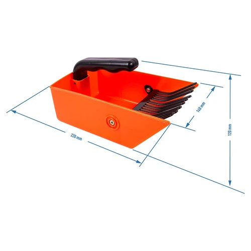 Naprava za nabiranje drobnih sadežev, kovinski zobci - 4