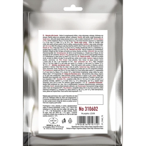 Naravna ovčja čreva – kaliber 18/20 mm, 15 m - 2