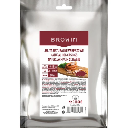 Naravna svinjska čreva kal. 28/30 mm, 20 m