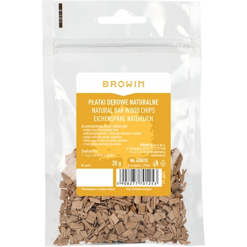 Naravni hrastovi čipsi (nepraženi), 20 g - 2
