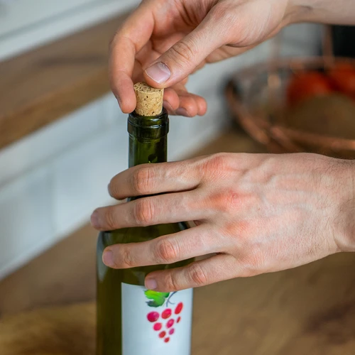 Naravni stožčasti pluteni zamašek fi16/21mm - aglomeriran - 100 kos. - 6