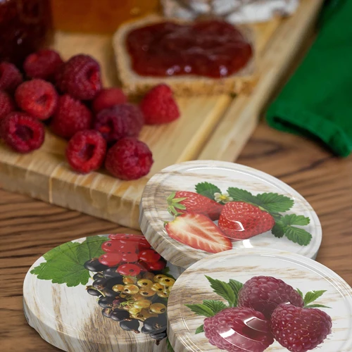 Navojni pokrovček fi 82/6 sadje 3 - 10 kosov. - 2