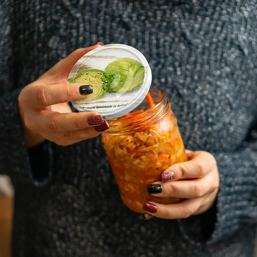 Navojni pokrovček fi 82/6 zelenjava 4 - 10 kosov. - 15