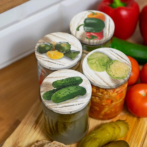 Navojni pokrovček fi 82/6 zelenjava 4 - 10 kosov. - 16