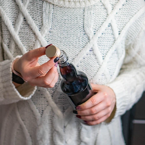 Navojni zamašek za steklenice fi 28/18 - zlat - 8 kosov. - 7