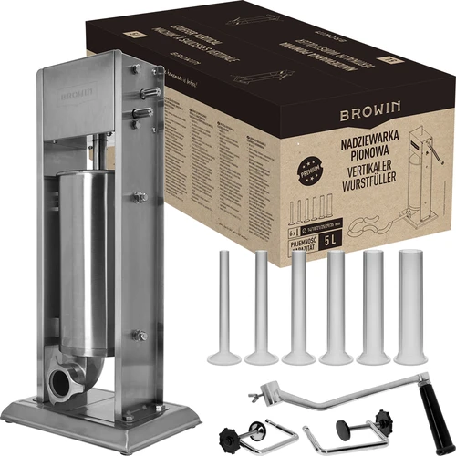 Navpična polnilka za klobase Premium 5 L - 2