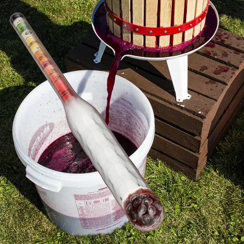 Nelomljiv sladkoromer z epruveto, merilni razpon: -5-35°Blg - 8