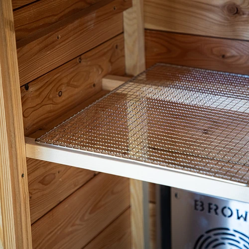 Nerjaveča mrežasta rešetka za leseno/vezano kadilnico dragON 330339, 330341, 330340, 330360 - 5