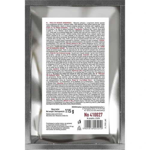 Nitritna sol Pekla za krakovsko klobaso - 115 g - 2