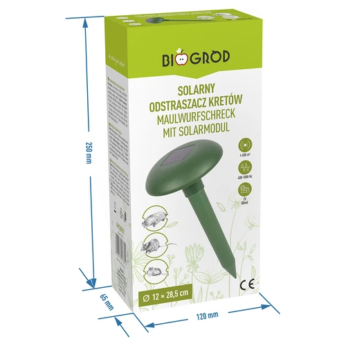 Odganjalec krtov na sončno energijo - 8