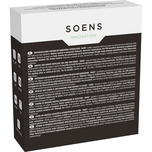 Odganjalec kun in glodalcev za avtomobile in prostore (ultrazvok + LED) - 10