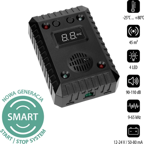 Odganjalec kun in glodalcev za avtomobile in prostore (ultrazvok + LED) - 2