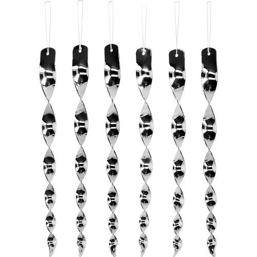 Odganjalec ptic – odsevne spirale v srebrni barvi, 6 kosov