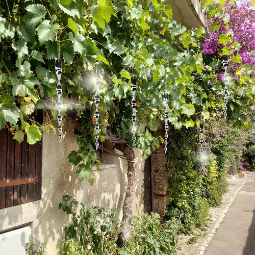 Odganjalec ptic – odsevne spirale v srebrni barvi, 6 kosov - 9