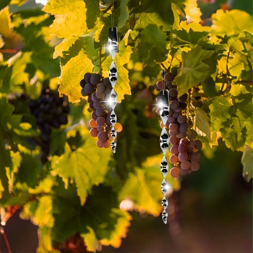 Odganjalec ptic – odsevne spirale v srebrni barvi, 6 kosov - 8