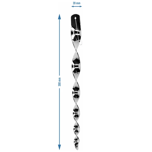 Odganjalec ptic – odsevne spirale v srebrni barvi, 6 kosov - 4