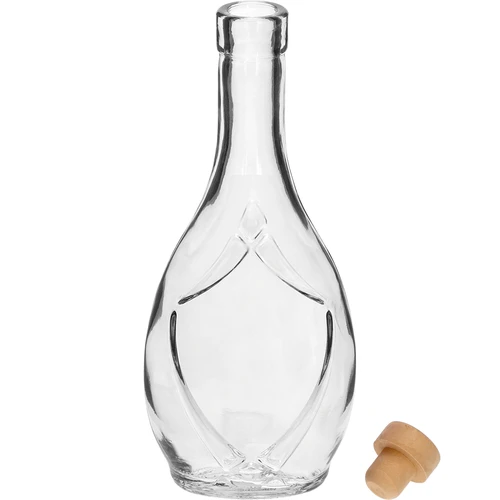 Okrasna steklenica ICONA 250 ml, z zamaškom v obliki gobice, 1 kos. - 2