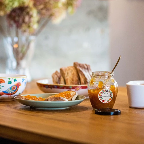 Okrogle etikete fi 50 mm za pokrovčke/kozarce - 20 kos - 7