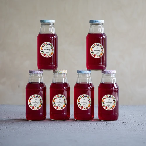 Okrogle etikete fi 50 mm za pokrovčke/kozarce - 20 kos - 9