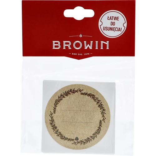 Okrogle etikete fi 66,5mm za pokrovčke/kozarce - 20 kosov - 4