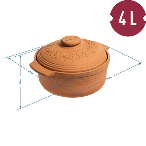 Okrogli rimski lonec 4L - 5