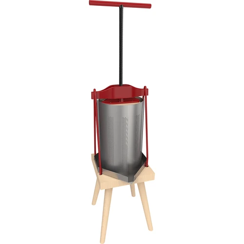 Okvirna preša za sadje – s kovinsko košaro, za 10 L - 3