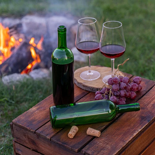 Olivno zelena steklenica za vino 0,75 l - paket 8 kosov - 7