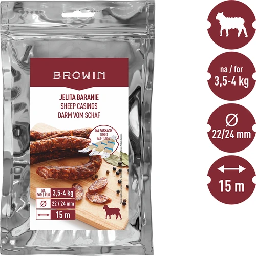 Ovčja čreva - fi 22/24 mm, na trakovih, 15 m - 4