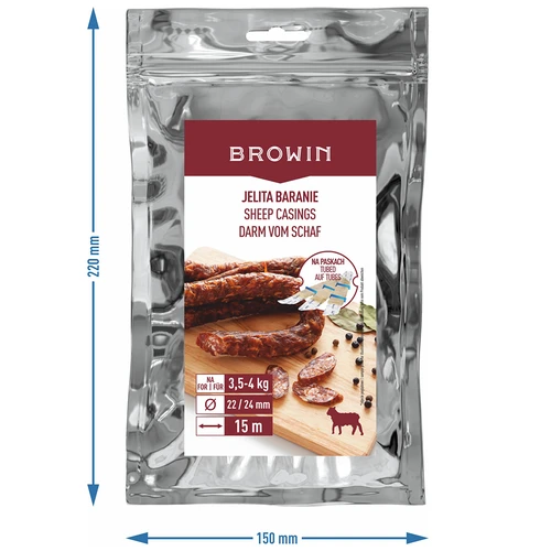 Ovčja čreva - fi 22/24 mm, na trakovih, 15 m - 5