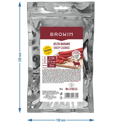 Ovčja čreva na trakovih 20/22, 15 m - 4