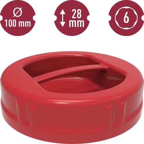 Plastični pokrovček fi100 TO - 5