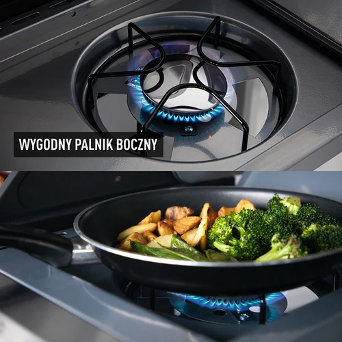 Plinski žar dragON BBQ201, 18,8 kW, srebrn - 7