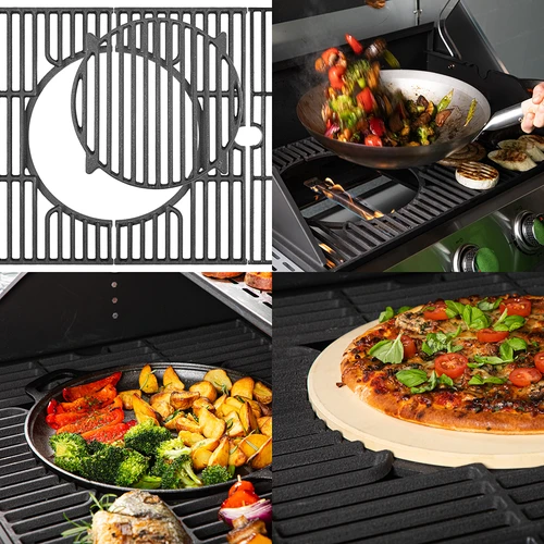 Plinski žar dragON BBQ201, 18,8 kW, srebrn - 10