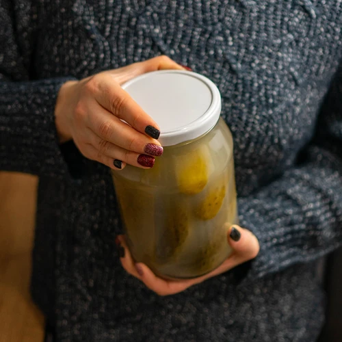 Pokrovček fi 100 bel - 10 kos. - 6