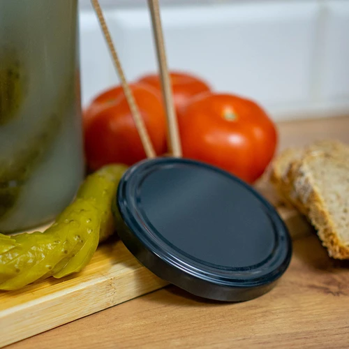 Pokrovček fi 100 črn - 10 kos. - 7