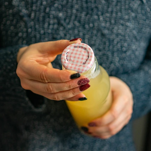 Pokrovček fi 43 karirast - 10 kos. - 15