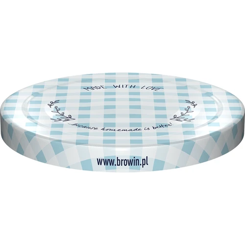 Pokrovček fi 43 karirast - 10 kos. - 9