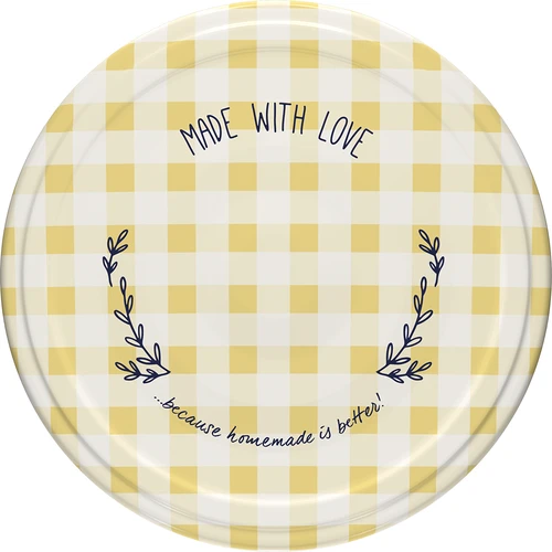 Pokrovček fi 53 karirast - 10 kos. - 6