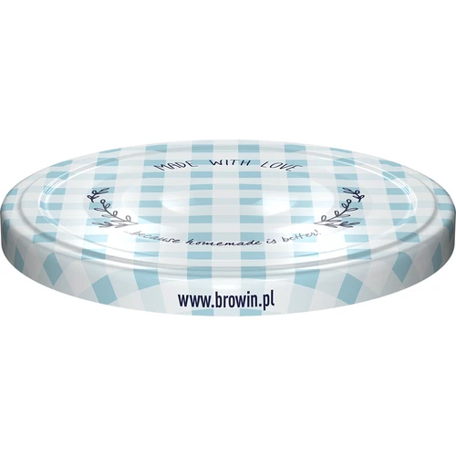 Pokrovček fi 53 karirast - 10 kos. - 9