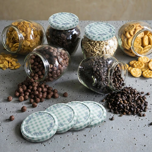 Pokrovček fi 53 karirast - 10 kos. - 5