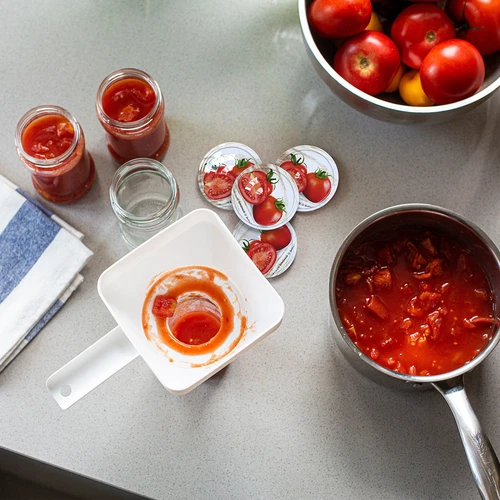 Pokrovček fi 66/4 - fotografije zelenjave - 10 kos. - 16