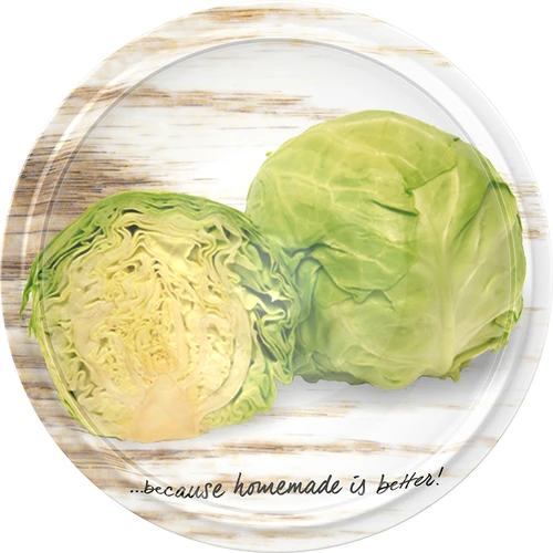 Pokrovček fi 66/4 - fotografije zelenjave - 10 kos. - 10