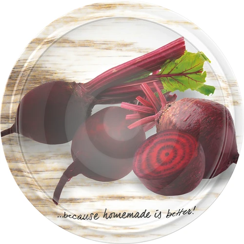 Pokrovček fi 66/4 - fotografije zelenjave - 10 kos. - 11