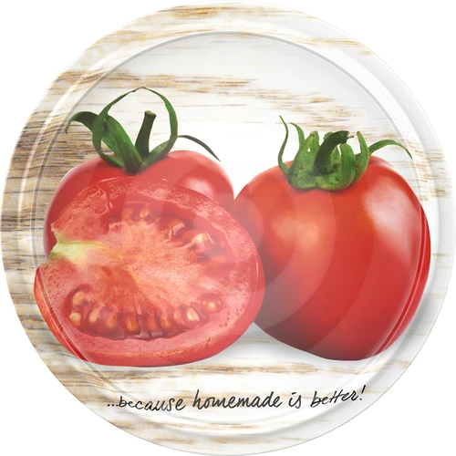 Pokrovček fi 66/4 - fotografije zelenjave - 10 kos. - 12