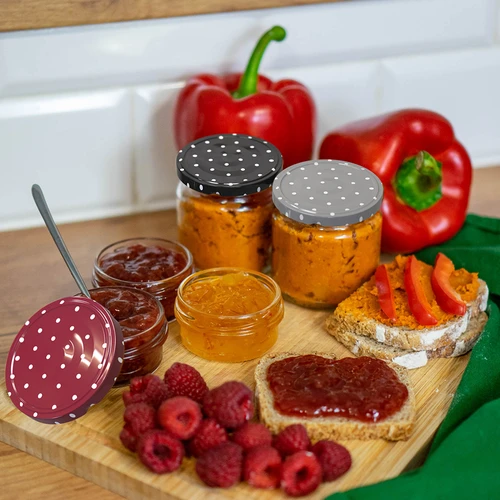 Pokrovček fi 66/4 pike mix - 10 kos. - 9